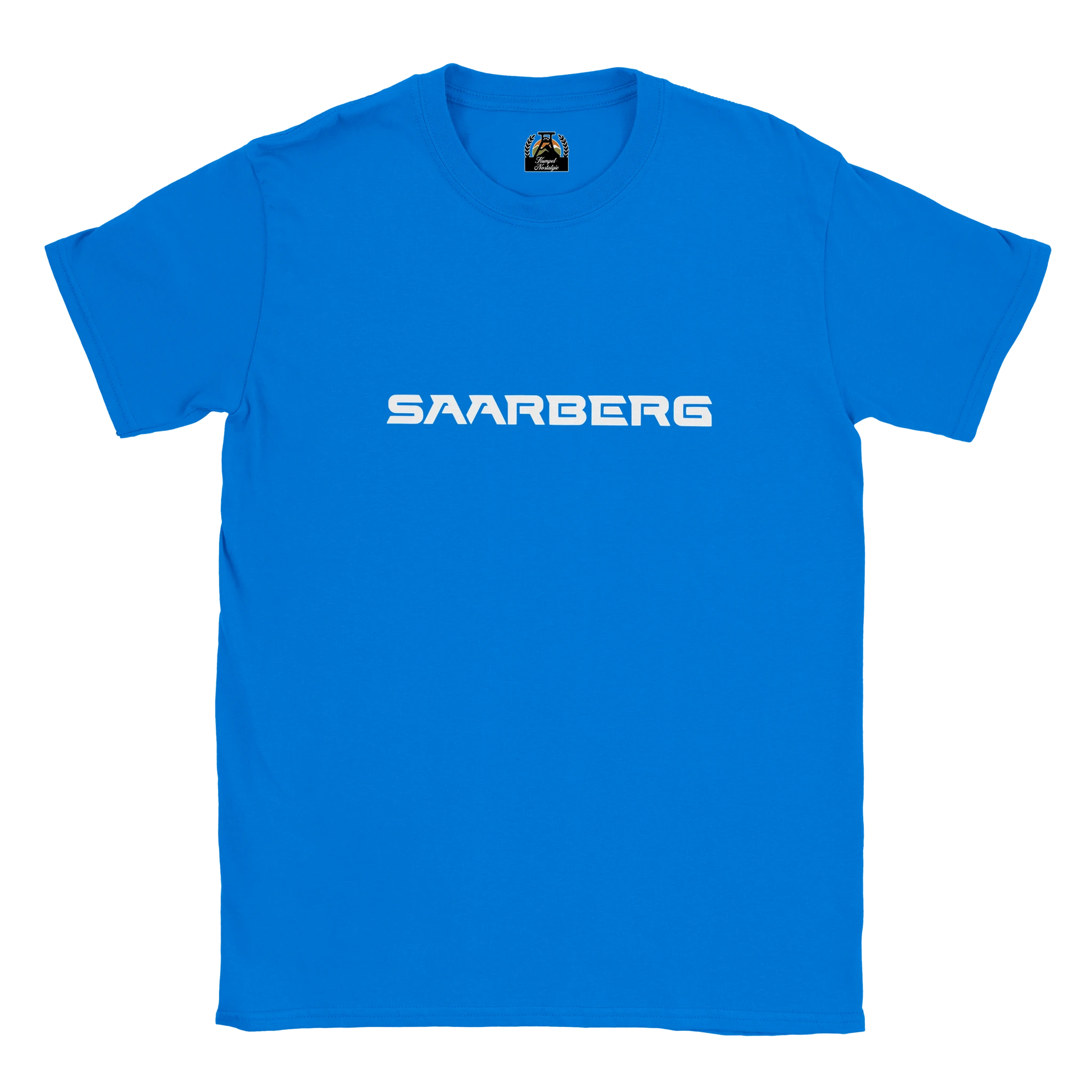 Blaues SAARBERG Bergbau Basic T-Shirt von Kumpel-Nostalgie