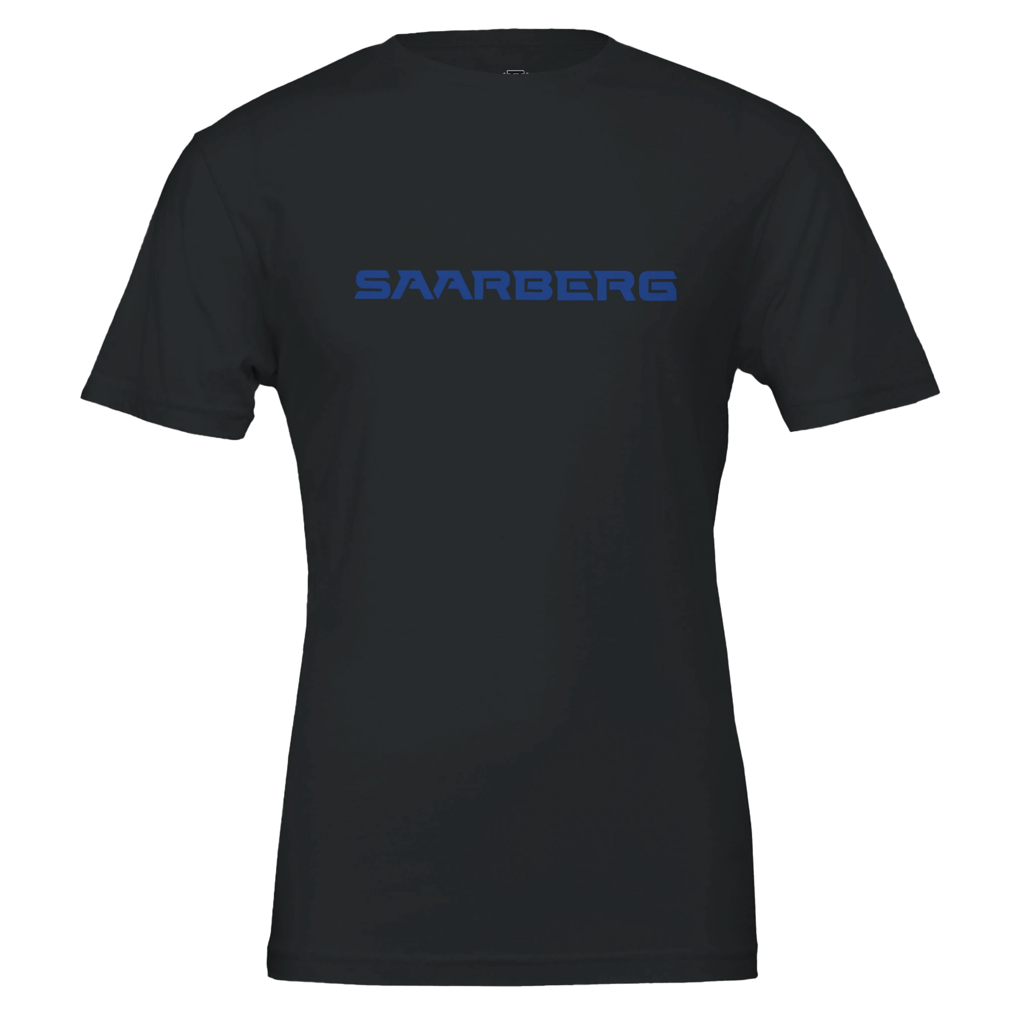 Schwarzes SAARBERG Bergbau Premium T-Shirt von Kumpel-Nostalgie