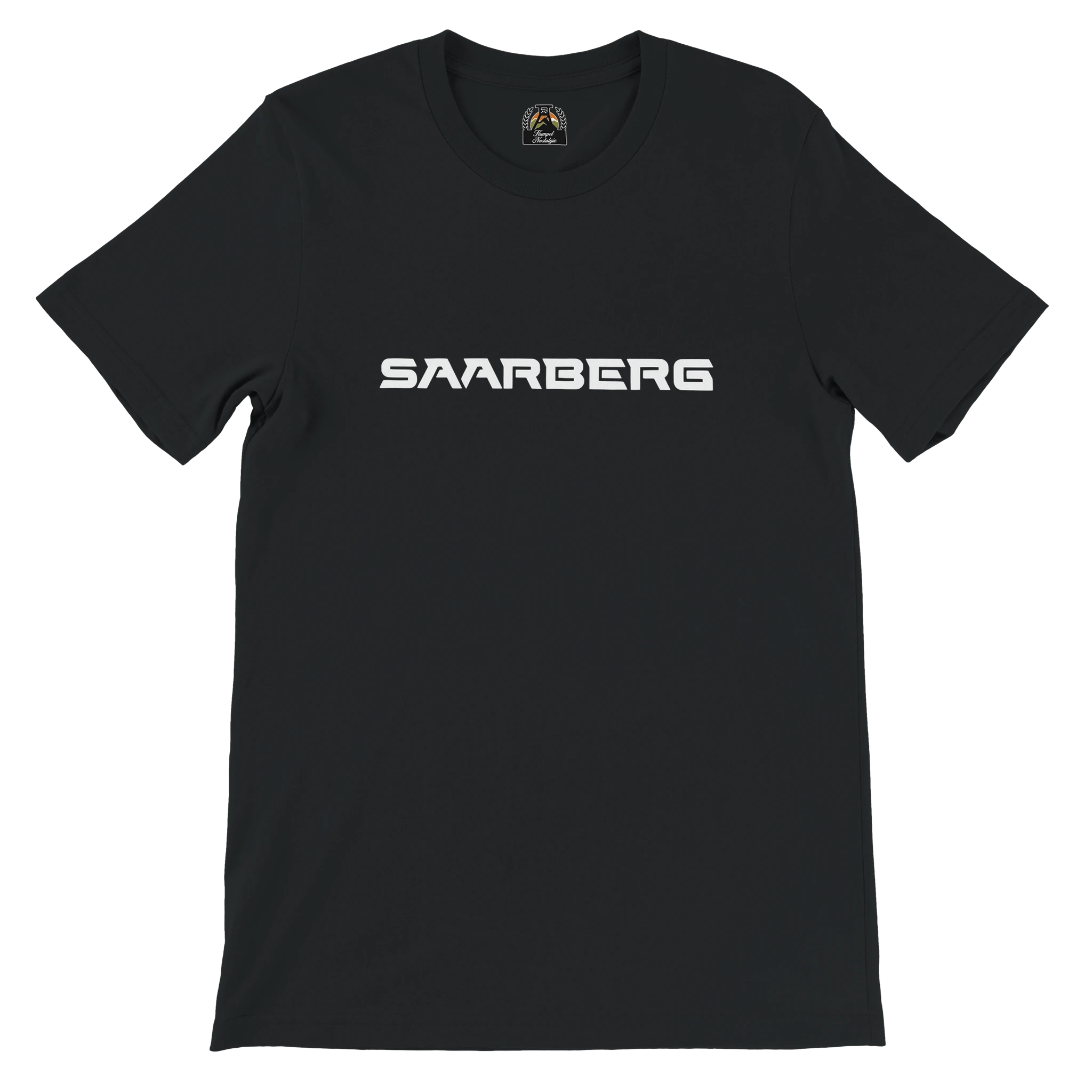 Schwarzes SAARBERG Bergbau Premium T-Shirt von Kumpel-Nostalgie