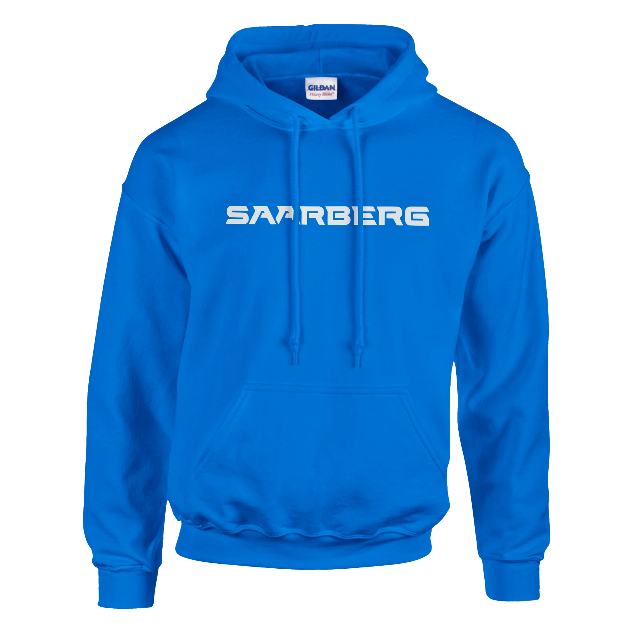 Blauer Saarberg Bergbau Basic Kapuzenpullover von Kumpel-Nostalgie