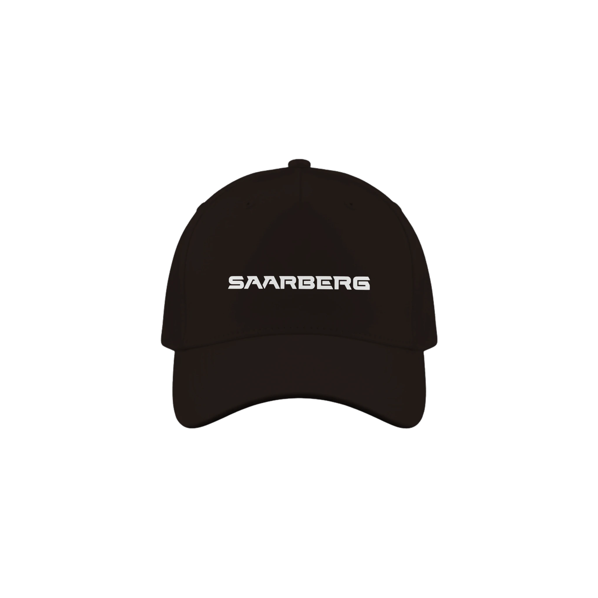 Schwarze Saarberg Baseballcap mit Digitaldruck von Kumpel-Nostalgie