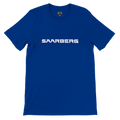 Blaues SAARBERG Bergbau Premium T-Shirt von Kumpel-Nostalgie