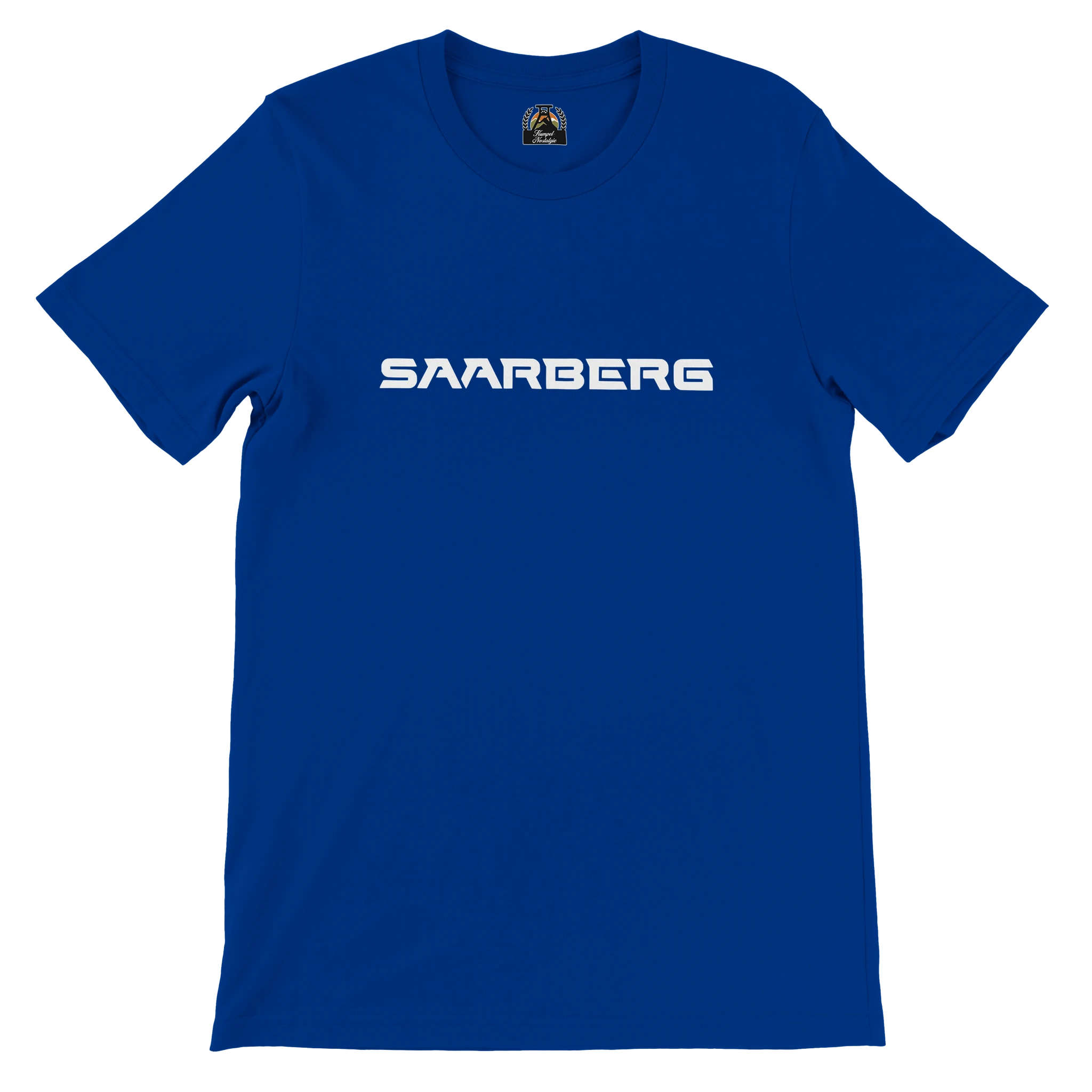 Blaues SAARBERG Bergbau Premium T-Shirt von Kumpel-Nostalgie